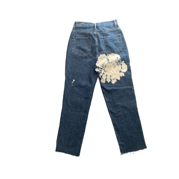 Tie Dye High Waisted Straight Leg Jeans women‎ size 28 - Picture 4 of 11